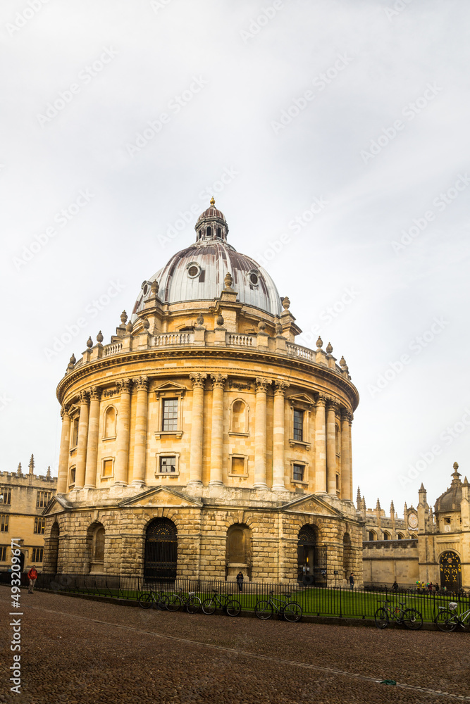 The Iconic Radcliffe Camera in Radcliffe Square, Oxford