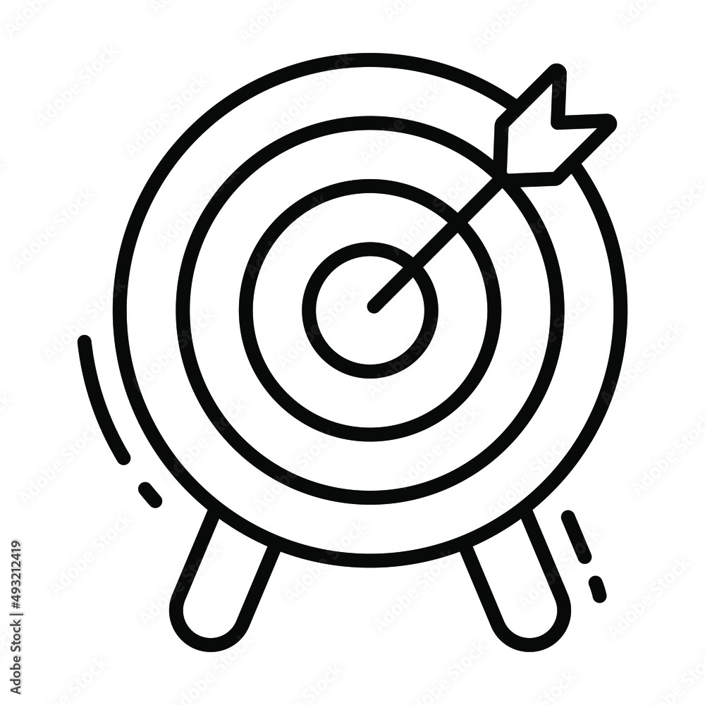 goal vector icon. Illustration for graphic and web design. goal vector icon. Illustration for graphic and web design.