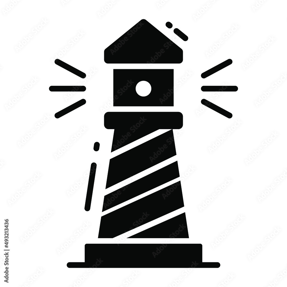 lighthouse vector icon. Illustration for graphic and web design. lighthouse vector icon. Illustration for graphic and web design.