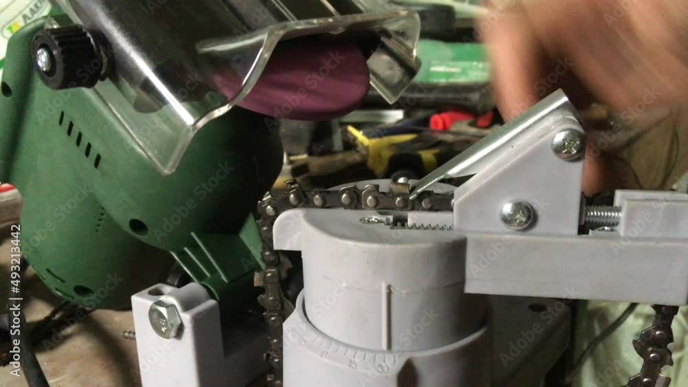 chain saw chain sharpening chain saw chain sharpening