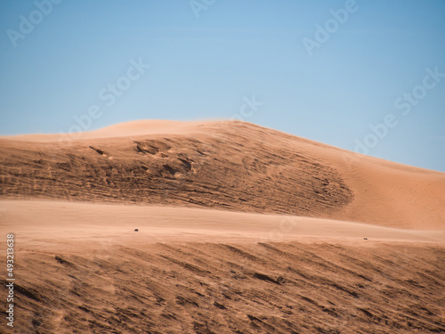 Sand Dunes in Little Sahara State Park in Waynoka  USA