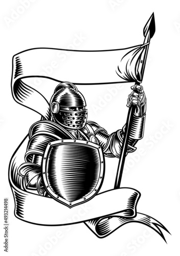 Knight With Banner Battle F...