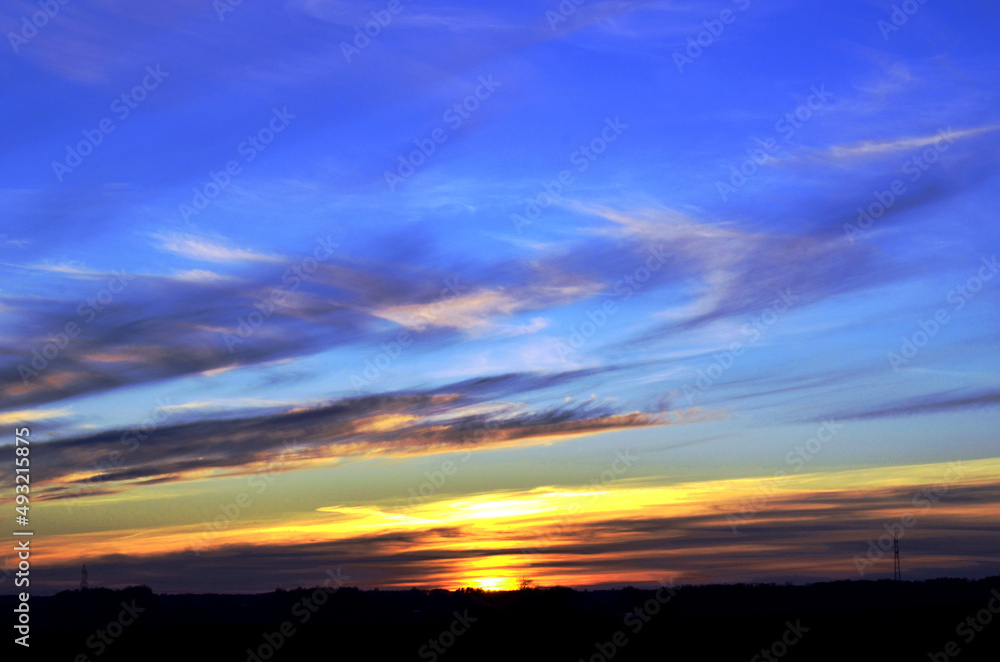 sunset in the sky sunset in the sky