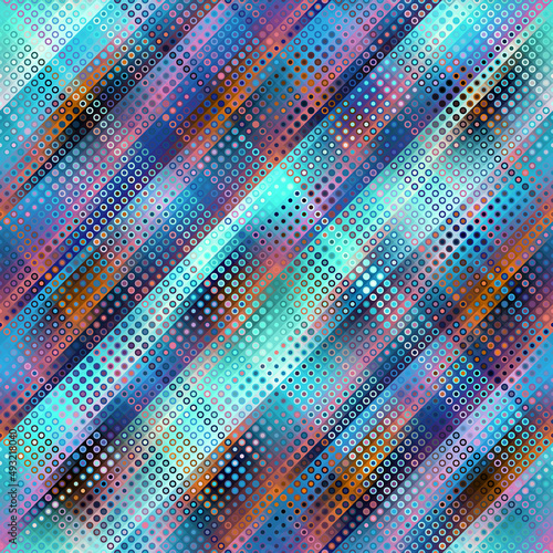 Geometric abstract pattern moire overlay style. Abstract square texture photo