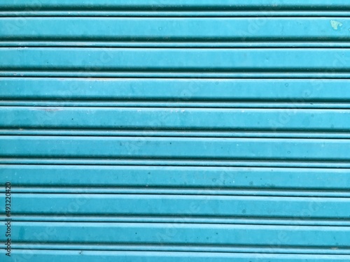 blue metal door pattern background