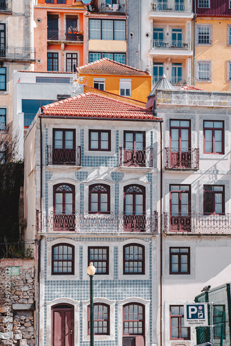 Bunte Häuser von Porto 