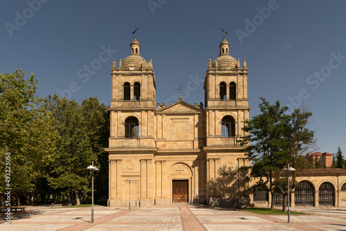 Arrabal church in Salamanca in a sunny day, Castilla y Leon, Spain.