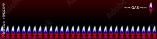 natural gas horizontal banner