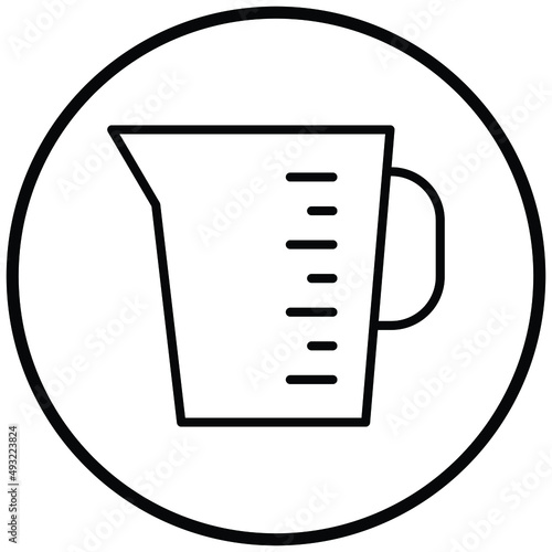 Vector Design Measuring Cup Icon Style