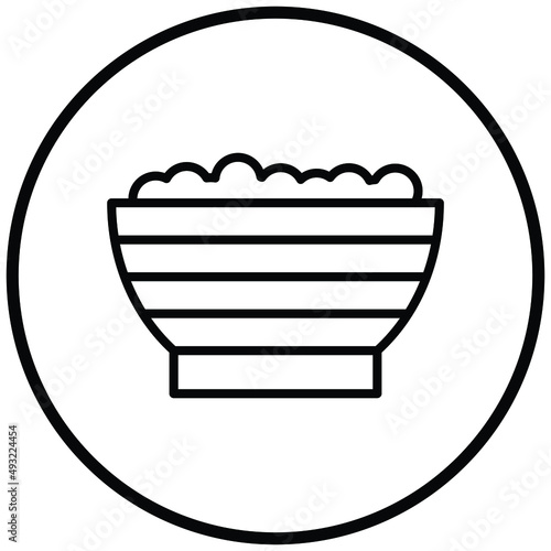 Vector Design Bowl Icon Style