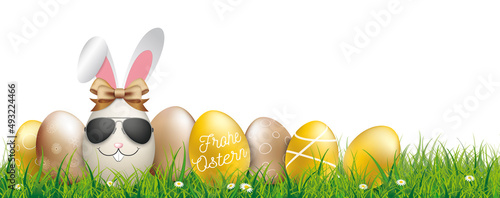 Frohe Ostern Banner