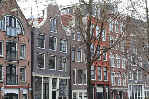Amsterdam Lindengracht Street View with Traditional Architecture, Netherlands © Monica