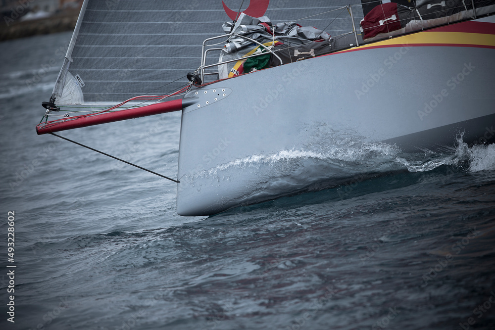 Naklejka premium Sailing