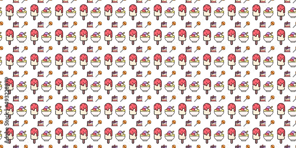 Obraz premium Fun colorful candy background image