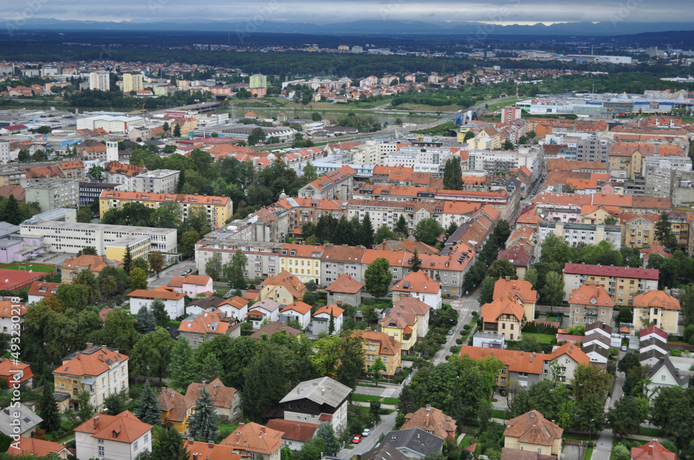 Maribor Cityscape. Slovenia, Eastern Europe