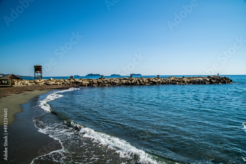 Limassol   Cyprus Beach Walk way Sun 