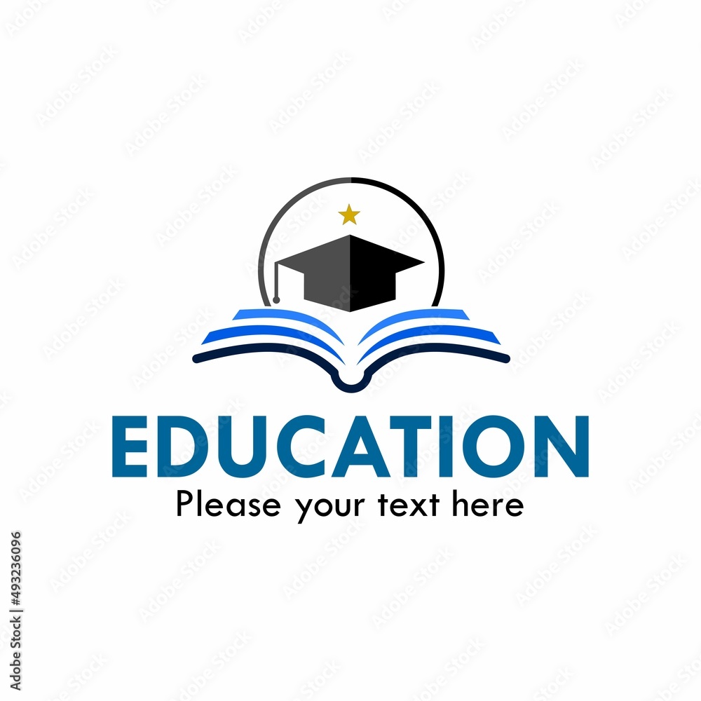 Education design logo template illustration