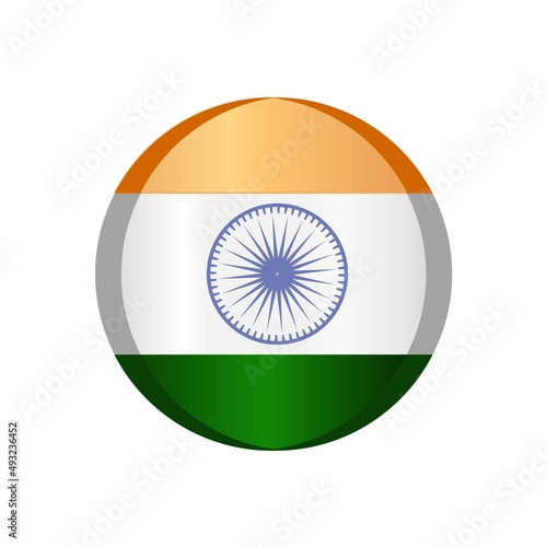India flag logo design template illustration
