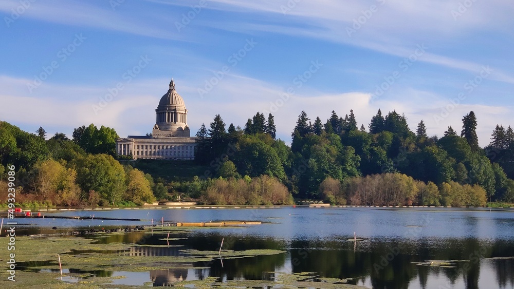 Fototapeta premium Scene at Olympia