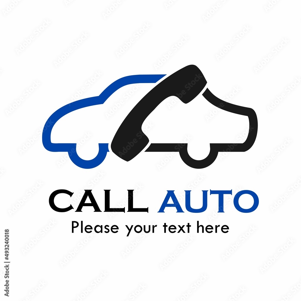 Call auto logo template illustration. suitable for corporate, agency, travel, automobile, website, maintenance, delivery etc Call auto logo template illustration. suitable for corporate, agency, travel, automobile, website, maintenance, delivery etc