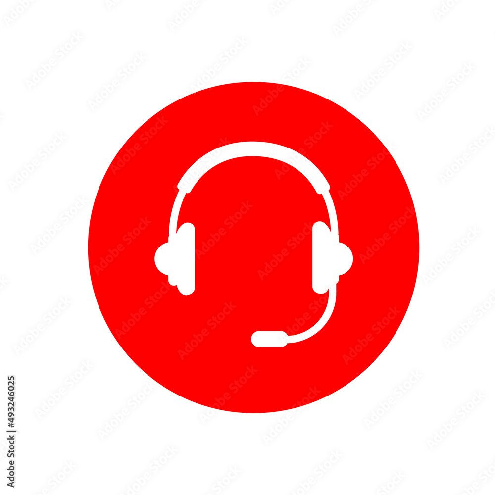 Headphone icon vector illustration.Headset icon symbols Headphone icon vector illustration.Headset icon symbols