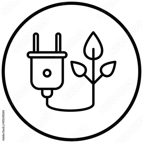 Vector Design Sustainable Energy Icon Style