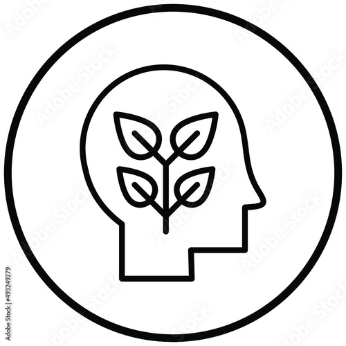 Vector Design Think Green Icon Style