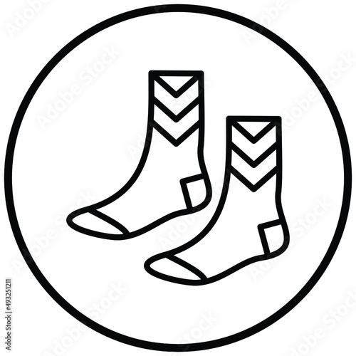 Vector Design Socks Icon Style
