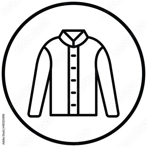 Vector Design Winter Coat Icon Style