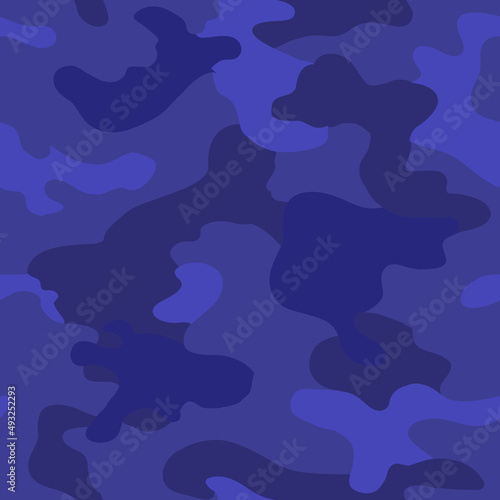 Texture military camouflage repeats seamless Vector Pattern For fabric, background, wallpaper and others. Classic clothing print. Abstract monochrome seamless Vector camouflage pattern. 