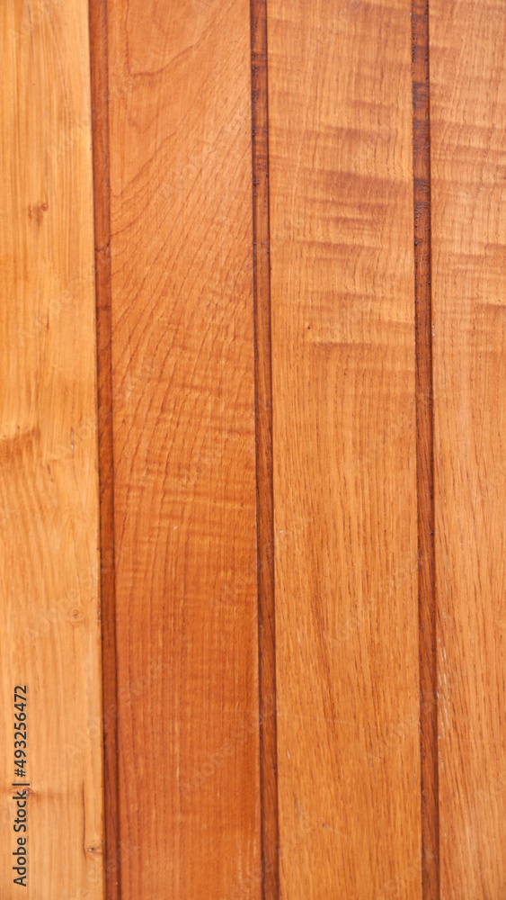 Fototapeta premium Superficie de tablones de madera barnizados
