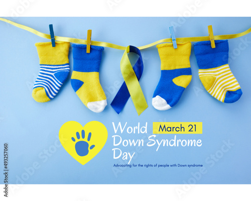 World Down Syndrome Day. Vector illustration.