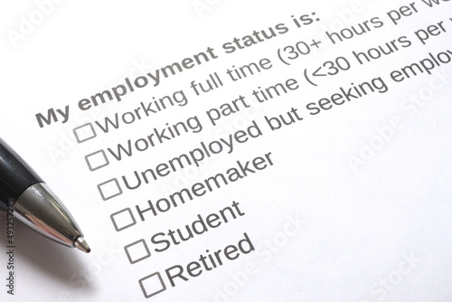 This is an isolated image of a household income survey question and related answer choices