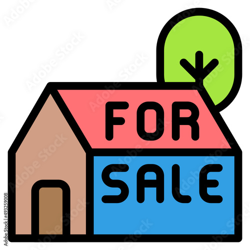 house sale icon