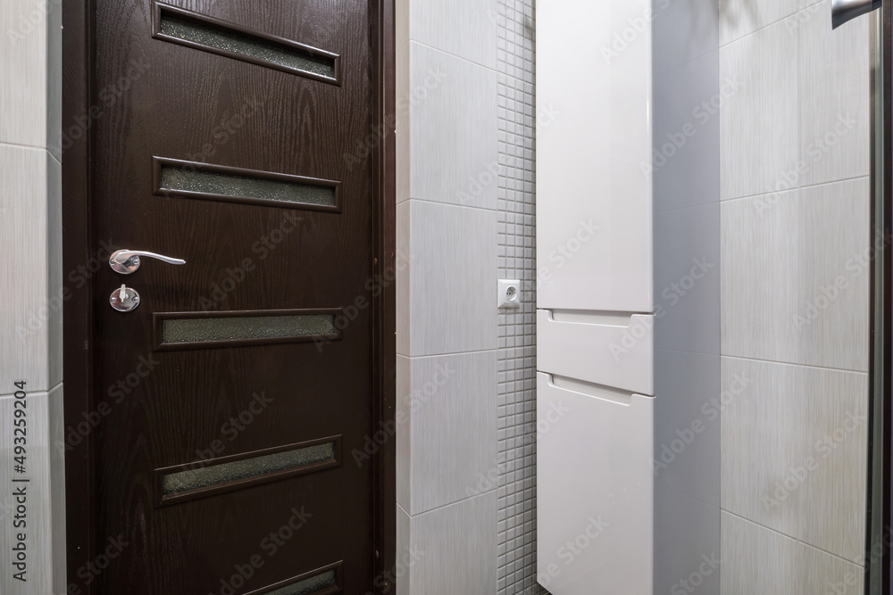 door in modern entrance hall of corridor in apartments door in modern entrance hall of corridor in apartments