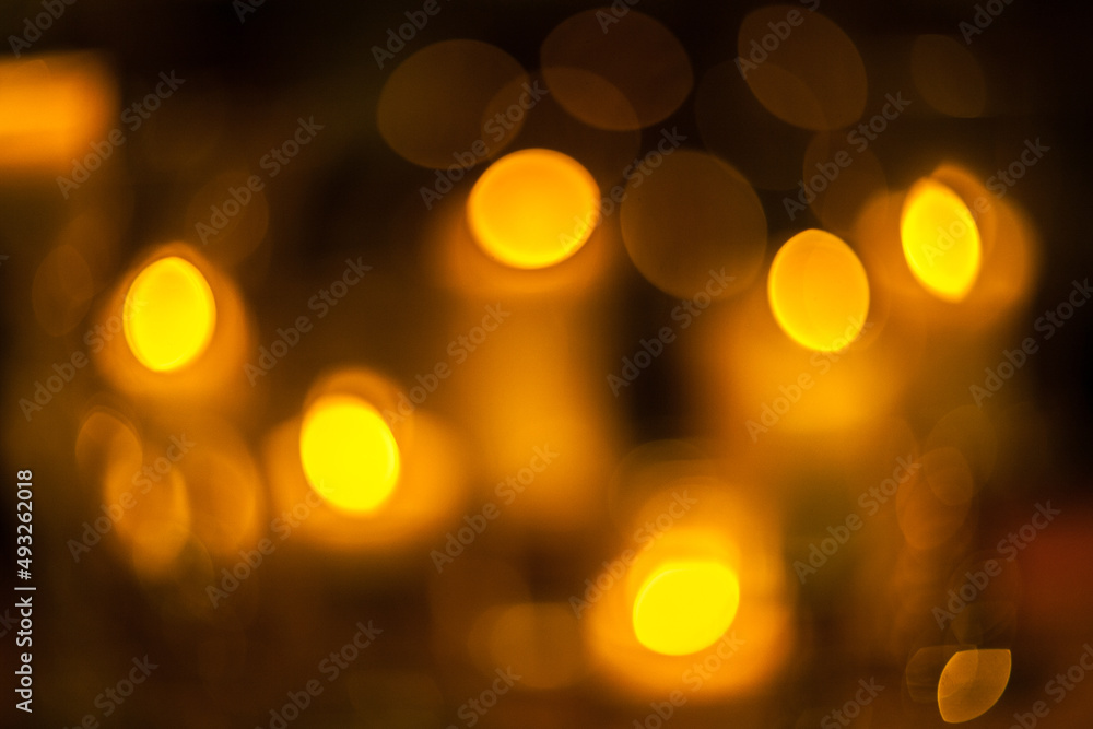 Bokeh Background in the night