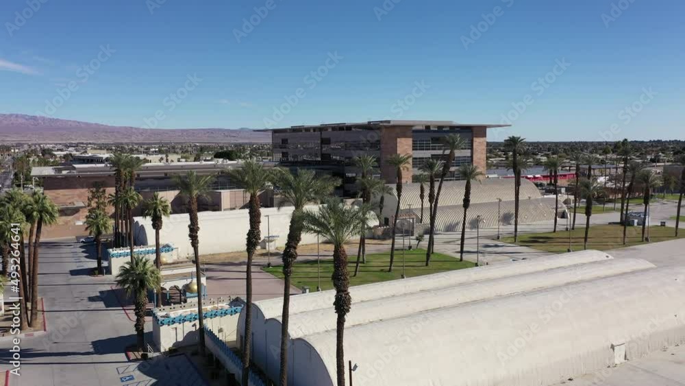 Afternoon view of the urban core of downtown Indio, California, USA. Afternoon view of the urban core of downtown Indio, California, USA.