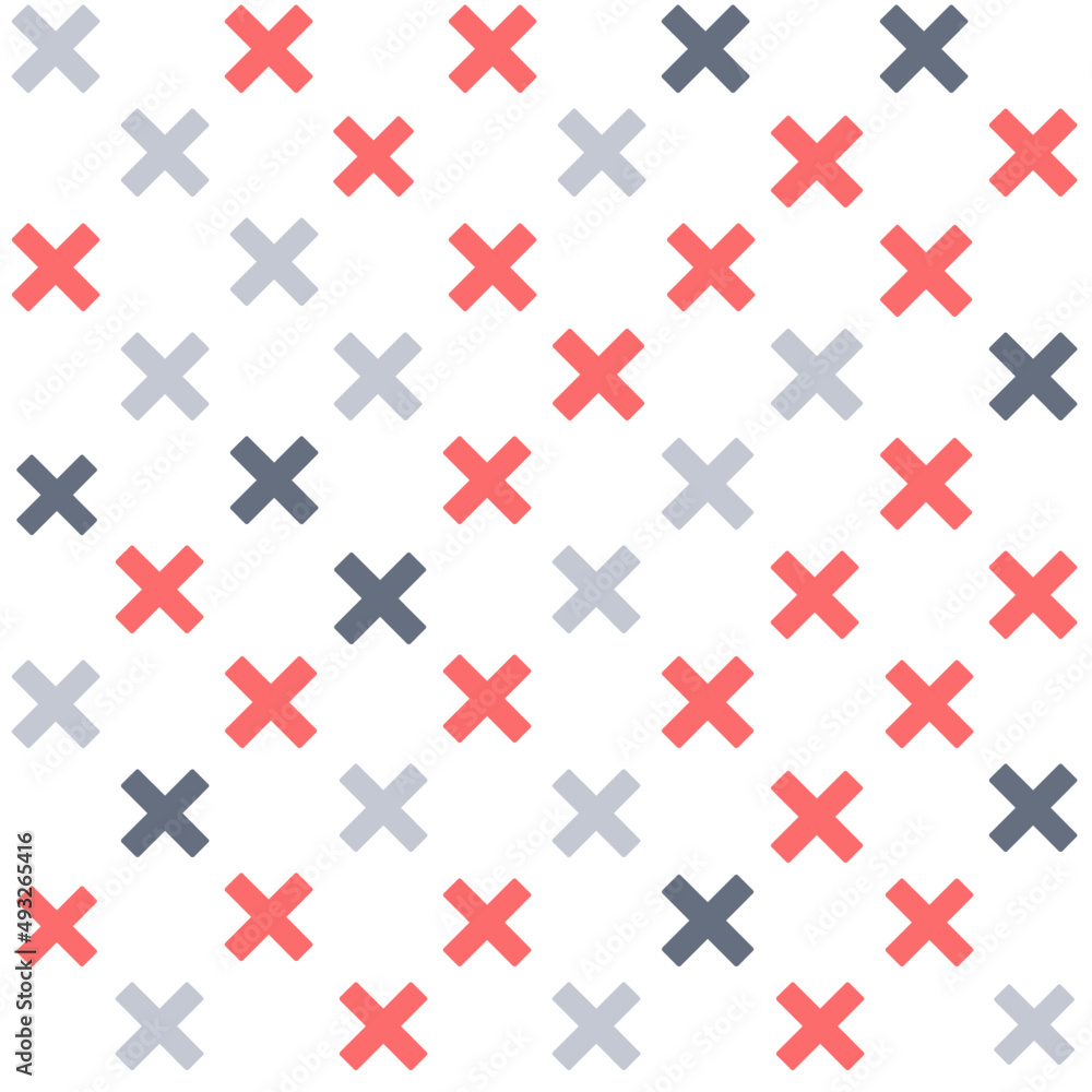 Obraz premium color cross pattern background texture