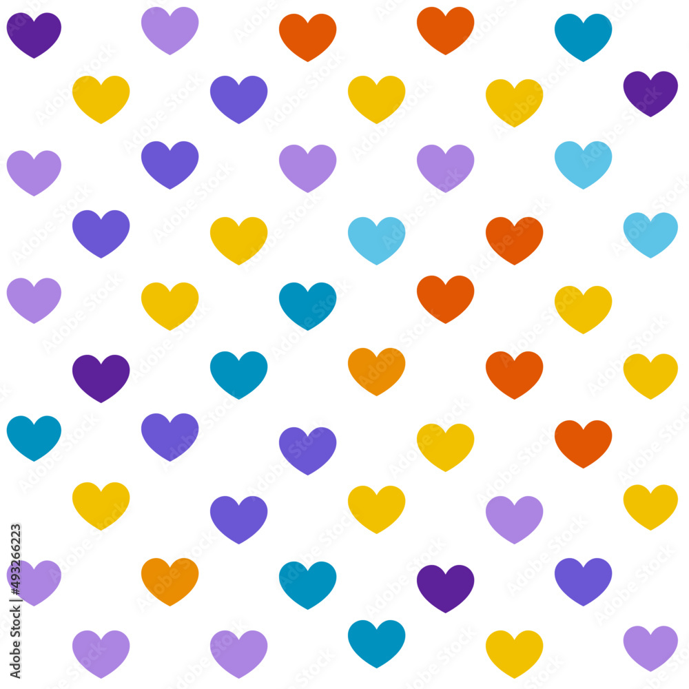 color heart pattern background texture