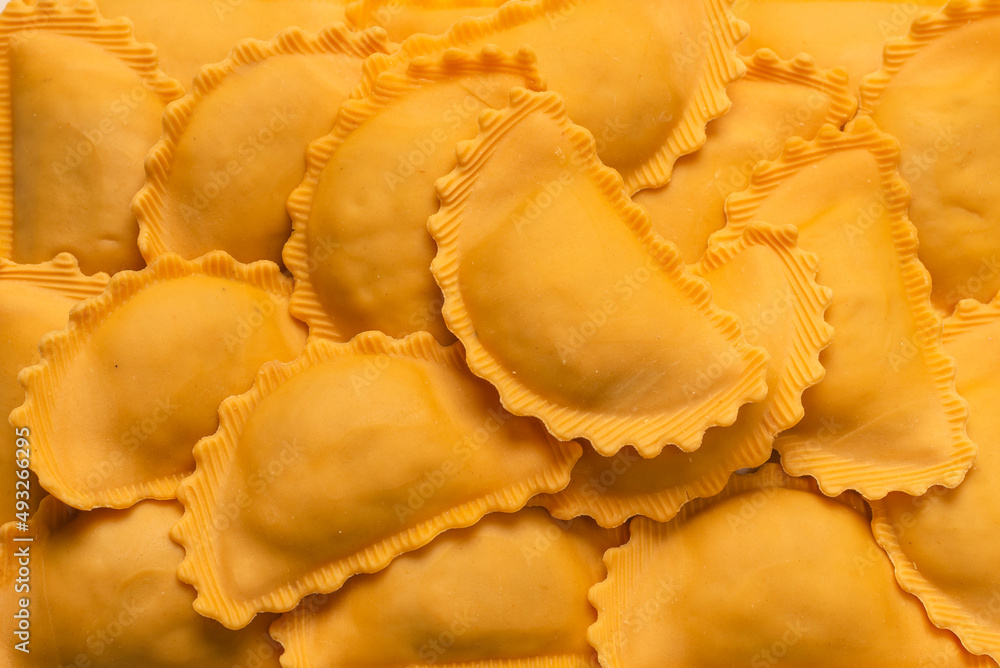 Raw ravioli as background. Healthy italian food. Raw ravioli as background. Healthy italian food.