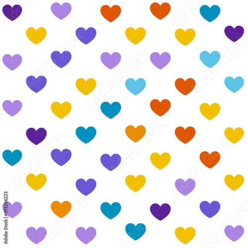 color heart pattern background texture