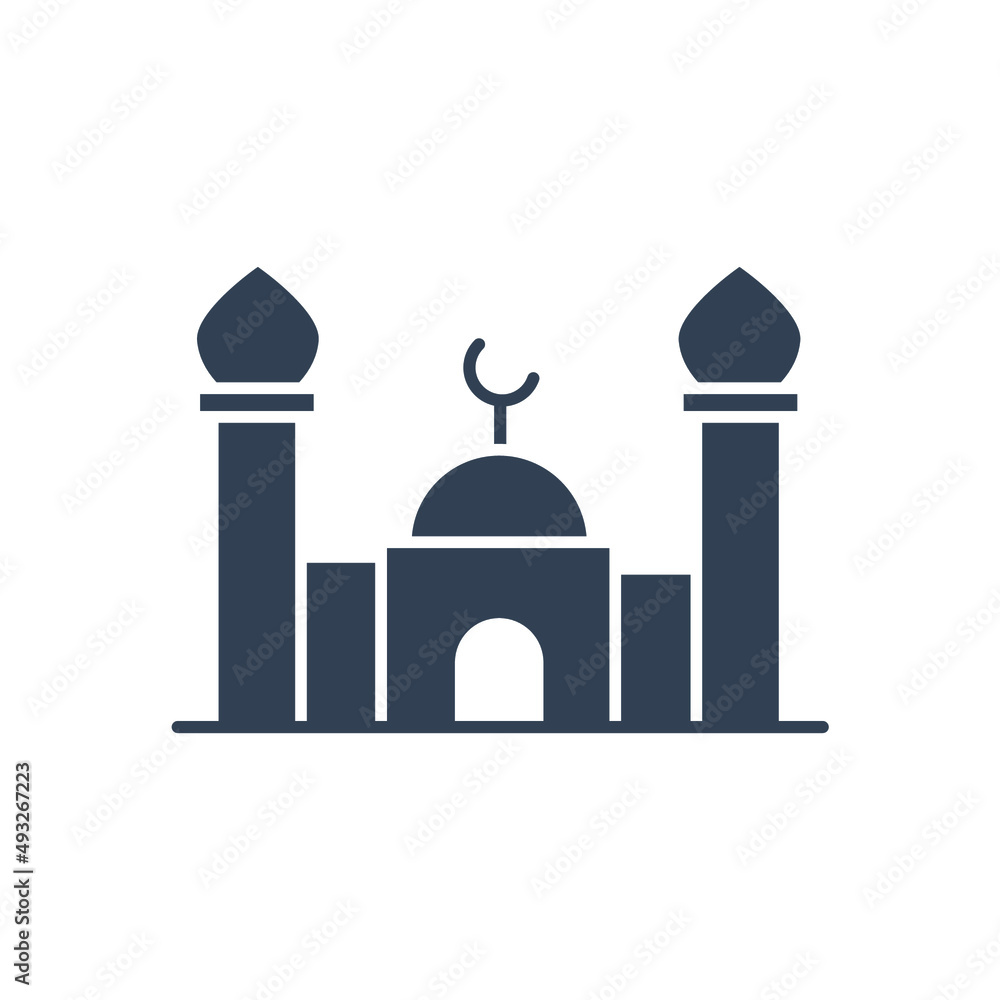 mosque icons symbol vector elements for infographic web mosque icons symbol vector elements for infographic web