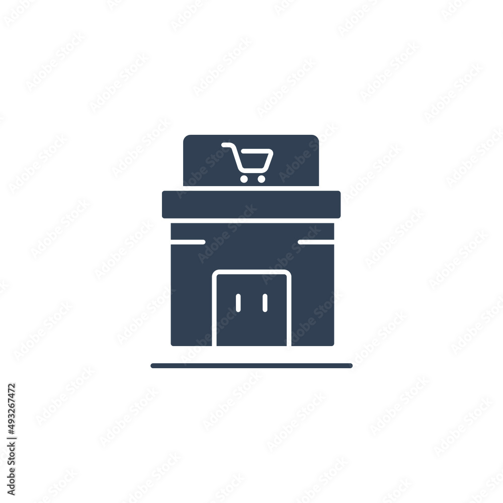 shopping mall icons symbol vector elements for infographic web shopping mall icons symbol vector elements for infographic web