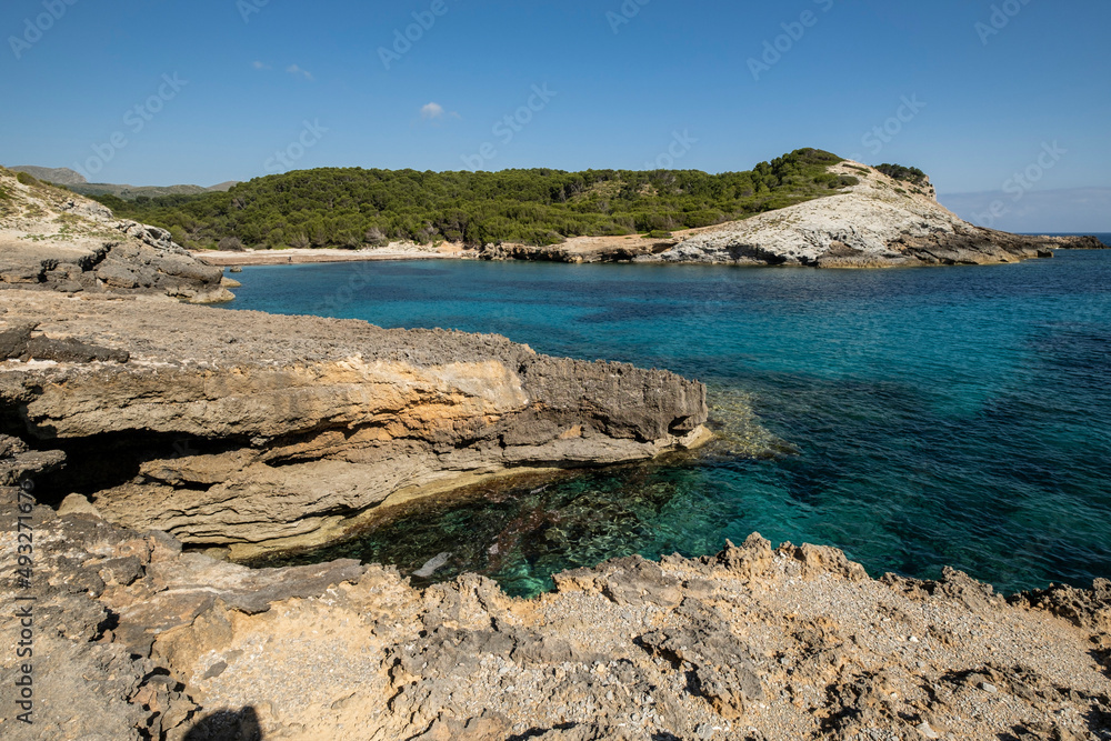 Cala Matzoc, Arta, Mallorca, Balearic Islands, Spain Cala Matzoc, Arta, Mallorca, Balearic Islands, Spain