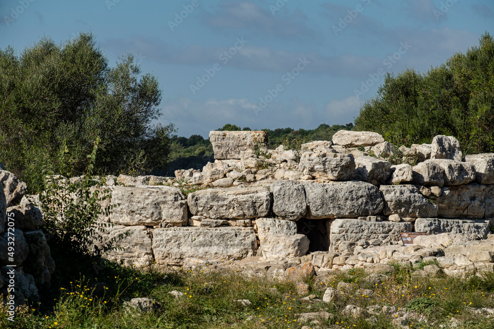 Son Fornés site, Montuiri, built in the Talayotic period (10th century BC), Mallorca, Balearic Islands, Spain Son Fornés site, Montuiri, built in the Talayotic period (10th century BC), Mallorca, Balearic Islands, Spain