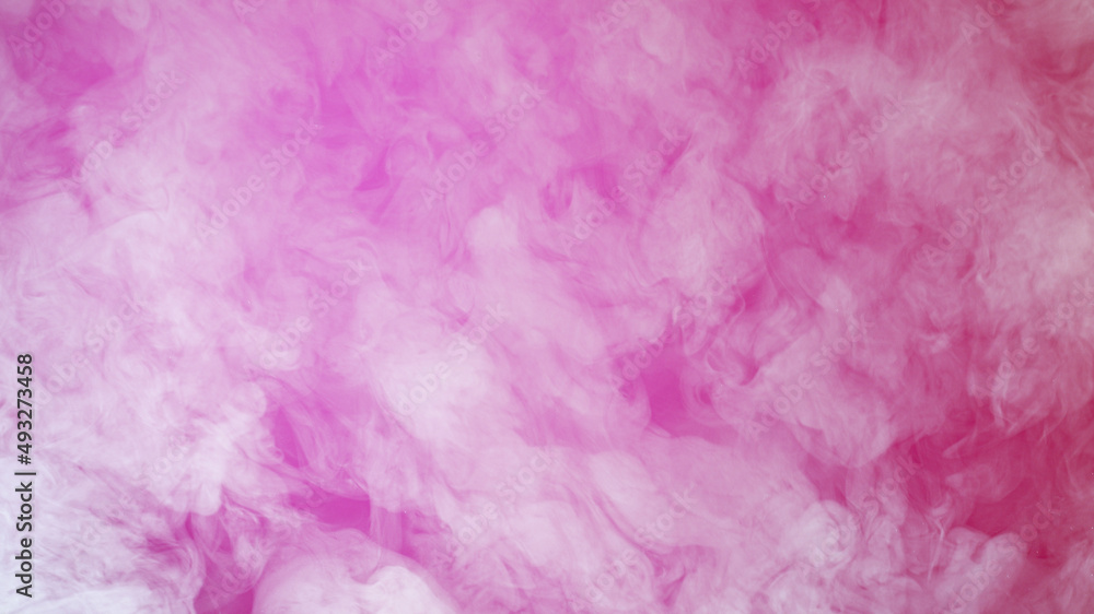 Atmospheric smoke, abstract color background, close-up.