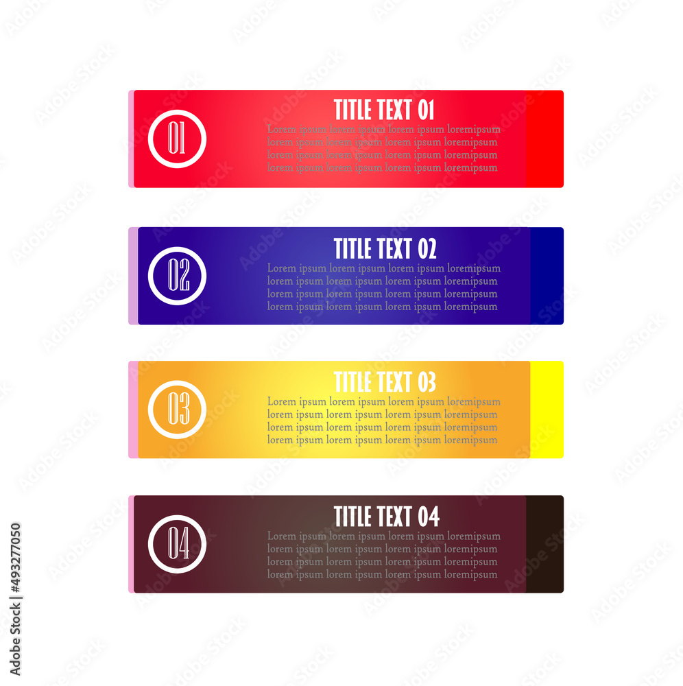 Modern design template with numbers for banner banner or website layout Modern design template with numbers for banner banner or website layout