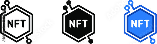 NFT icon, Non-fungible token, 