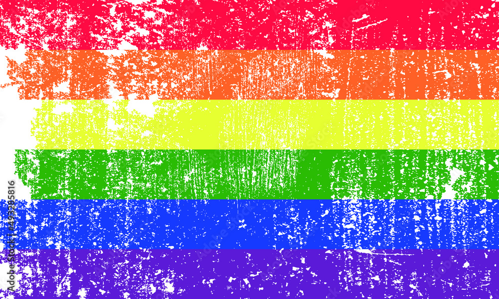 Vector illustration related to LGBT pride, with the colors of the ...