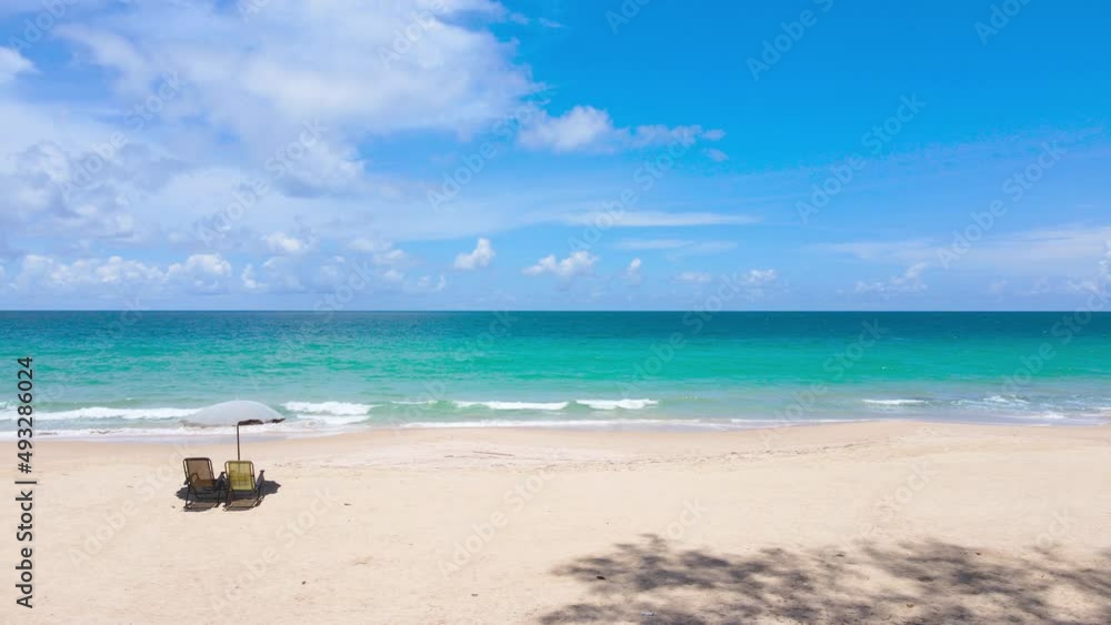 Phuket beach sea, View of beach sea on sun light in the summer Mini Island in the sea. At Karon Beach, Phuket, Thailand. 4K UHD, Video Clip. Shot on camera high quality on tripod stand Phuket beach sea, View of beach sea on sun light in the summer Mini Island in the sea. At Karon Beach, Phuket, Thailand. 4K UHD, Video Clip. Shot on camera high quality on tripod stand